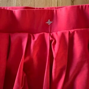 Halara Women’s Red Active Pleated Skirt